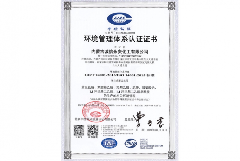 Environmental Management System Certification